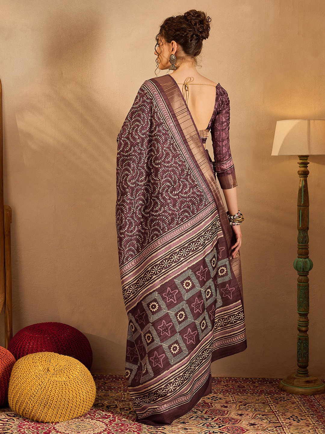 partywear designer saree for festive occasions
