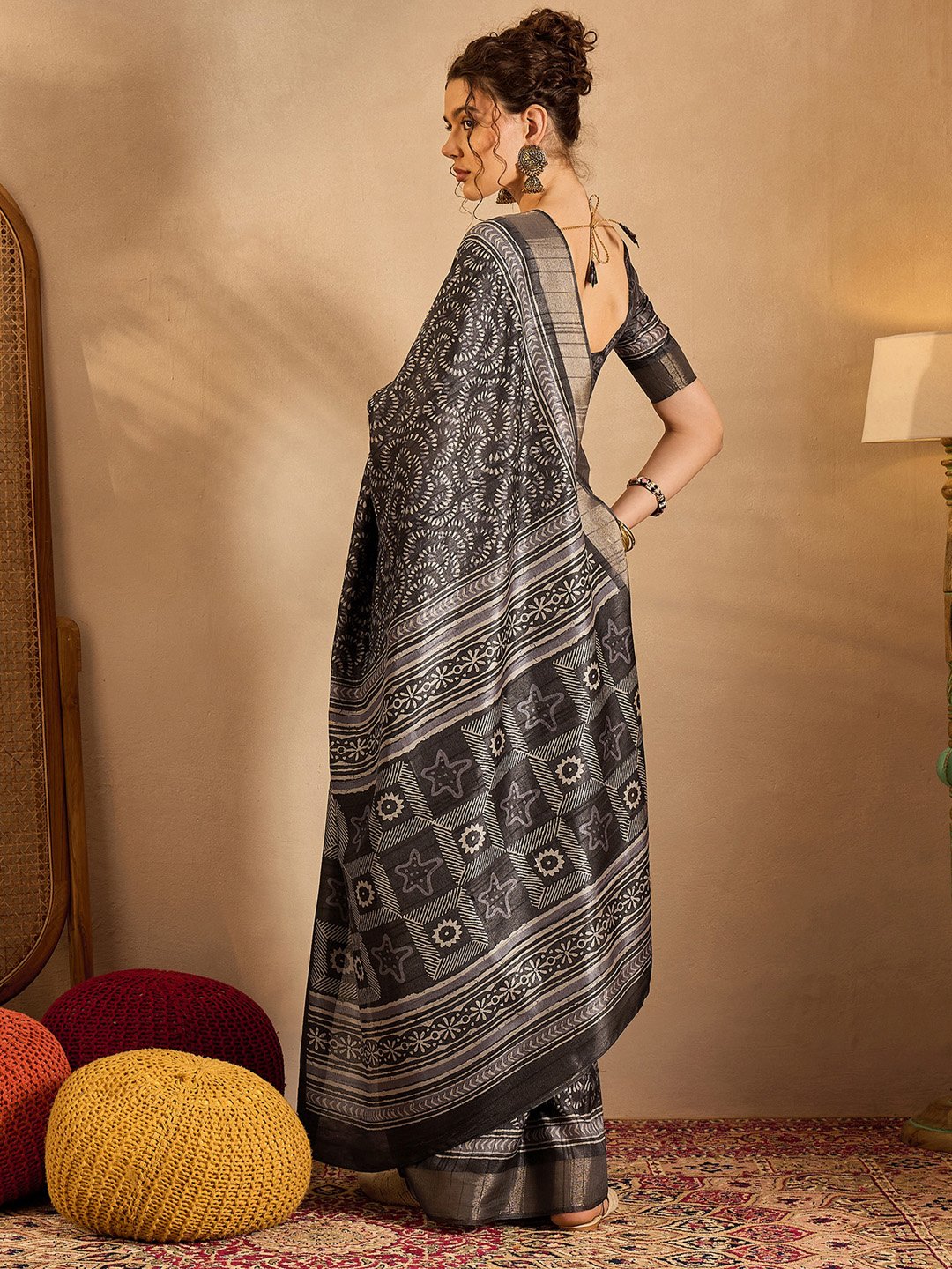 partywear designer saree for festive occasions
