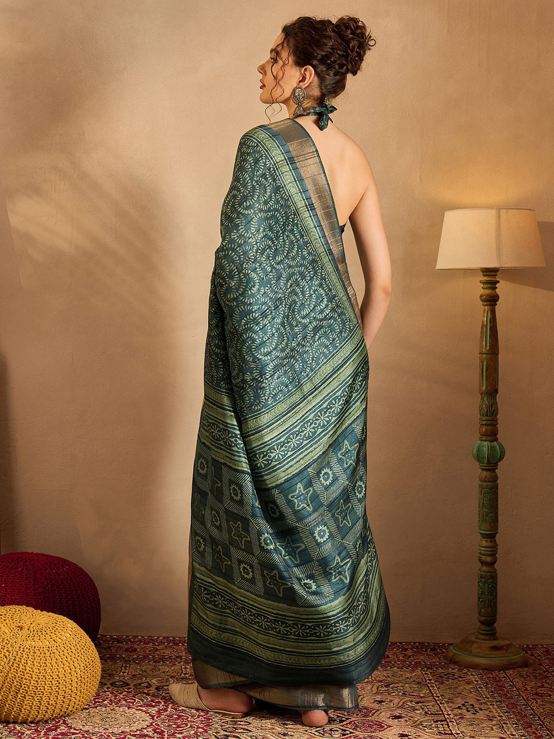partywear designer saree for festive occasions