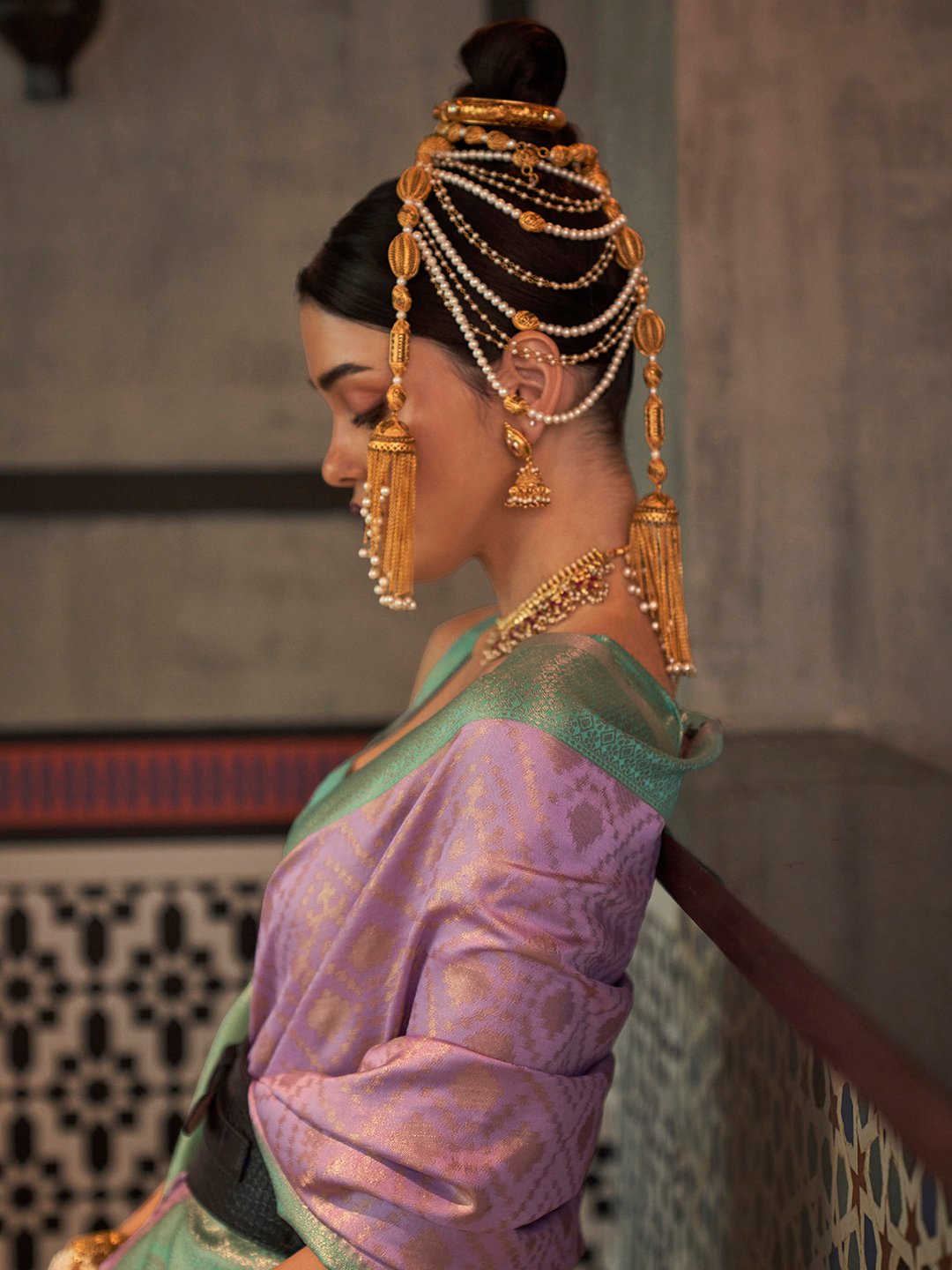 partywear designer saree for festive occasions