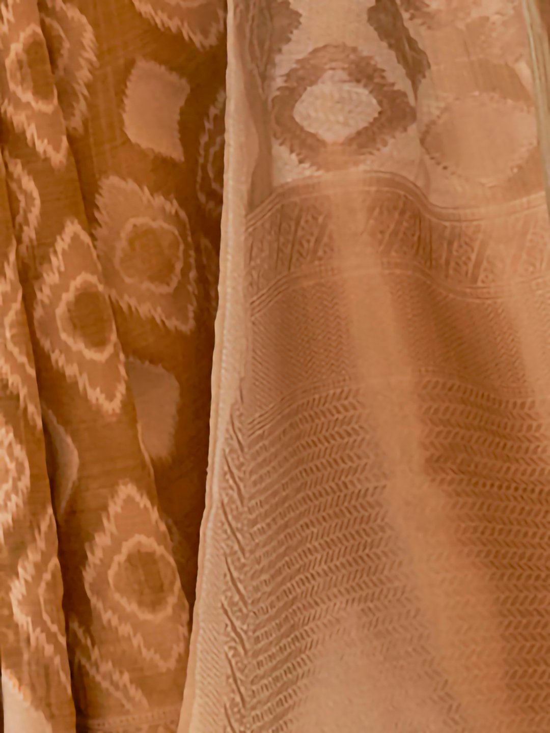 Mustard Banarasi Tissue Woven Saree