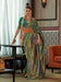 Green Green Kanjeevaram Silk Blend Woven Saree