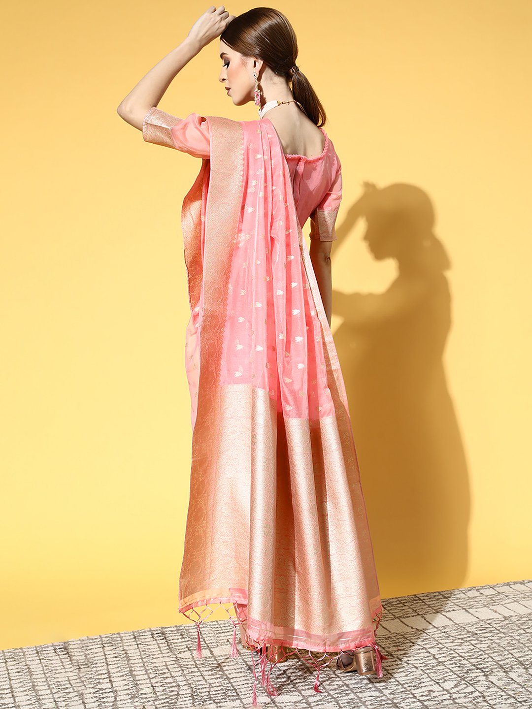 partywear designer saree for festive occasions