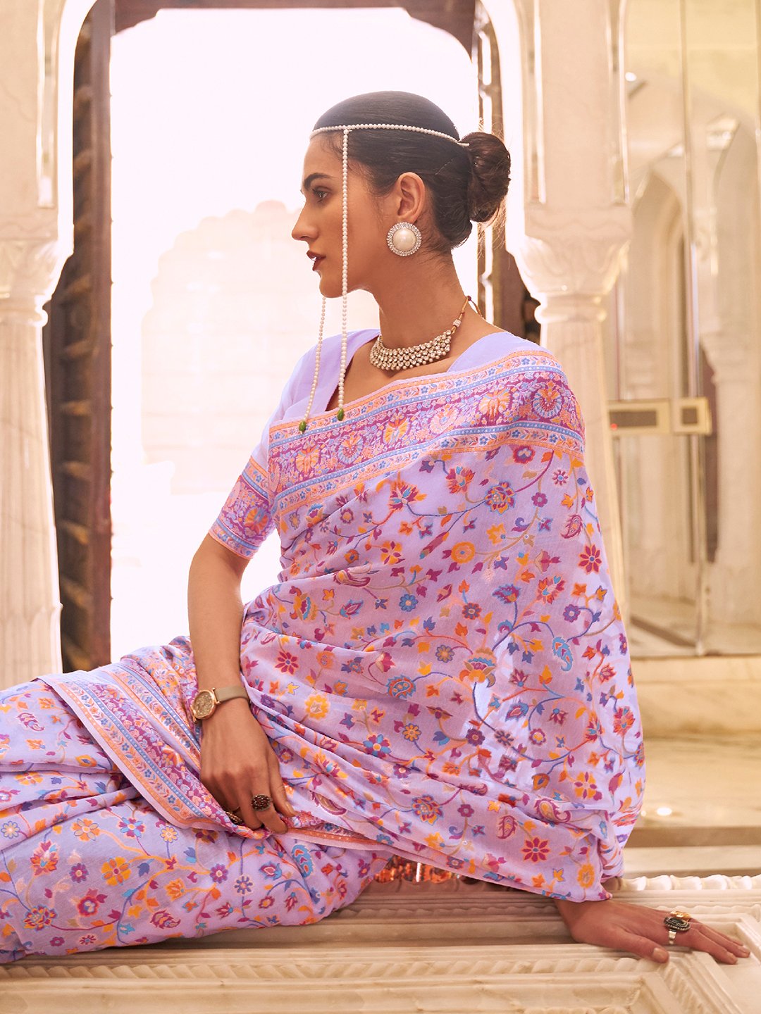 partywear designer saree for festive occasions