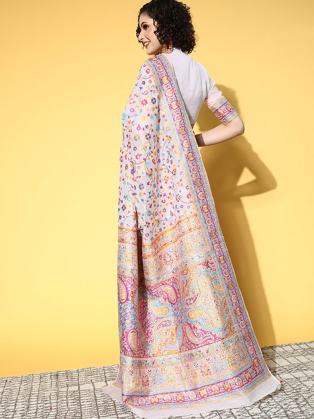 partywear designer saree for festive occasions
