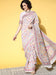 Cream Cream Banarasi Silk Blend Woven Saree