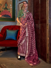 Elegant Maroon Handloom Soft Silk Saree - The Dori Store