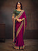 Pink Pink Party Wear Vichitra Silk Embroidered Saree