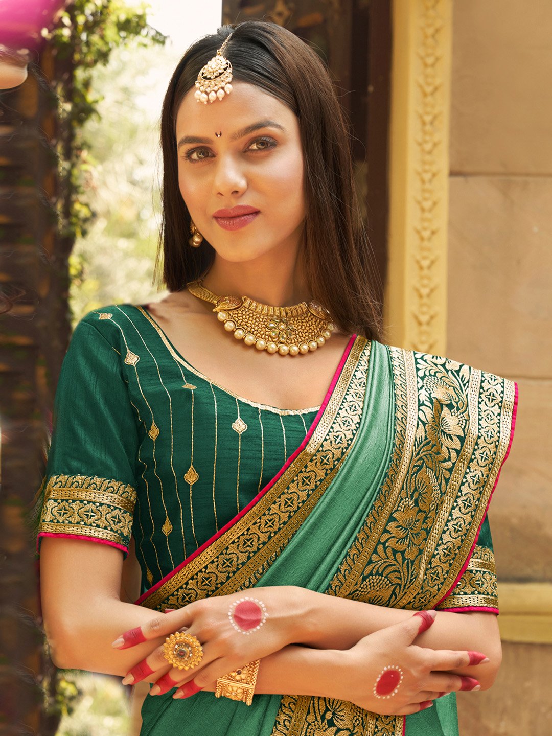 partywear designer saree for festive occasions