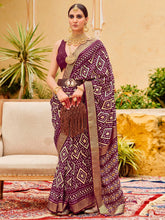 Exquisite Purple Patola Silk Saree - The Dori Store