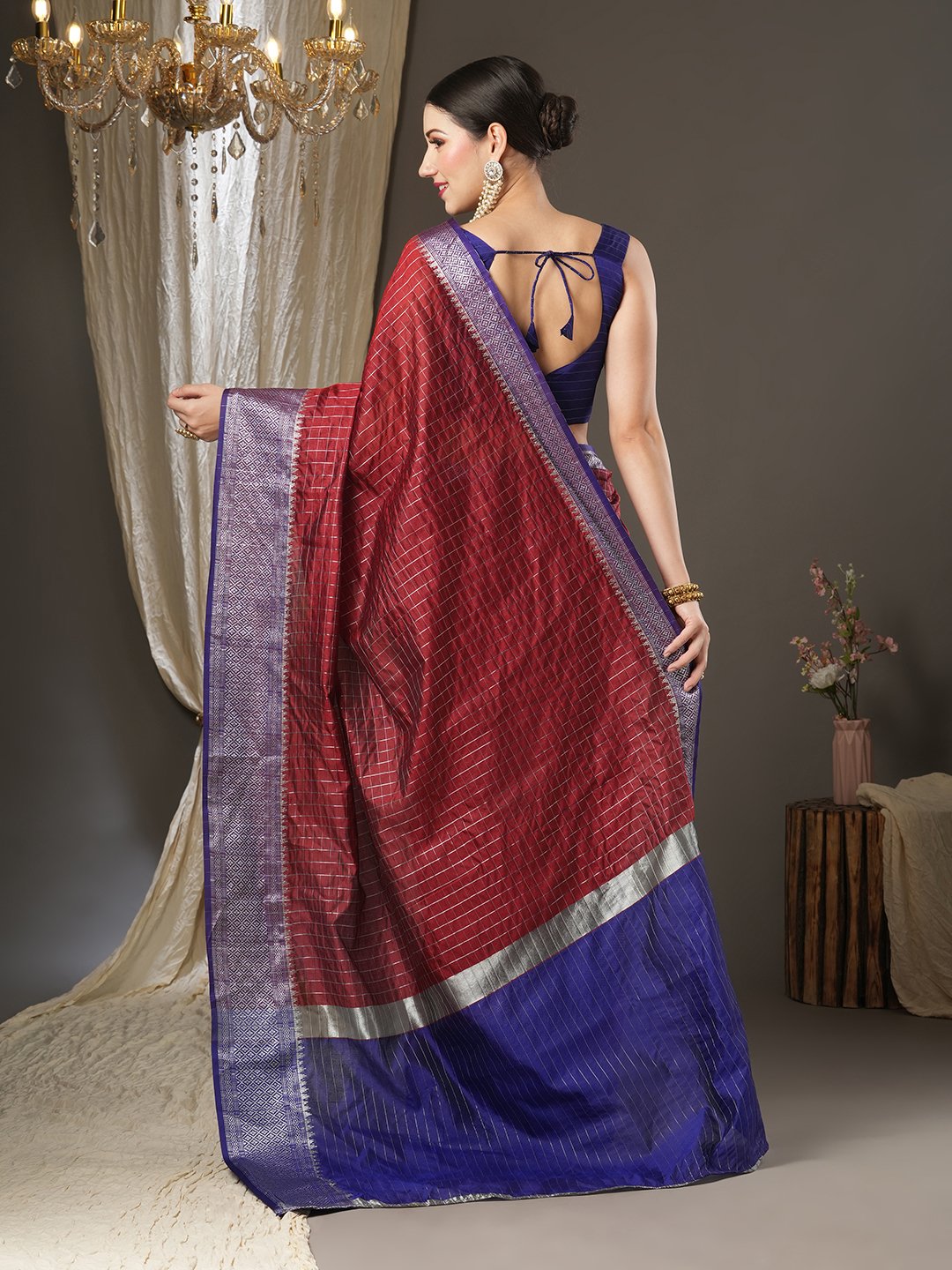 partywear designer saree for festive occasions