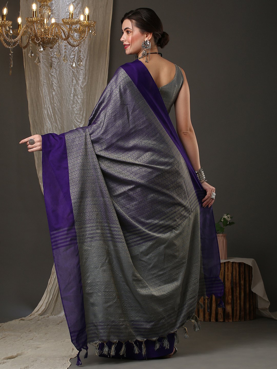 partywear designer saree for festive occasions