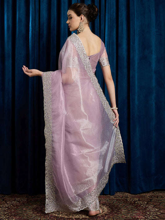 partywear designer saree for festive occasions