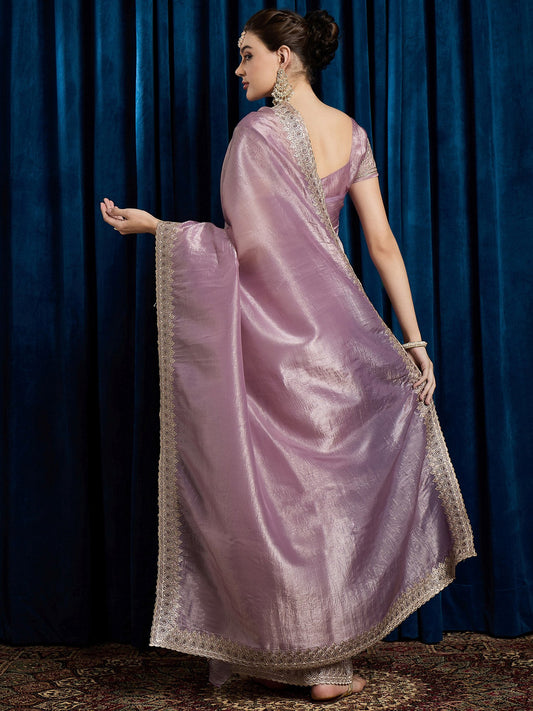 partywear designer saree for festive occasions