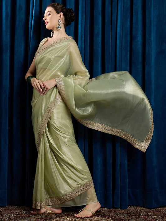 partywear designer saree for festive occasions