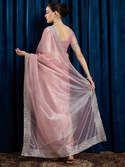 partywear designer saree for festive occasions