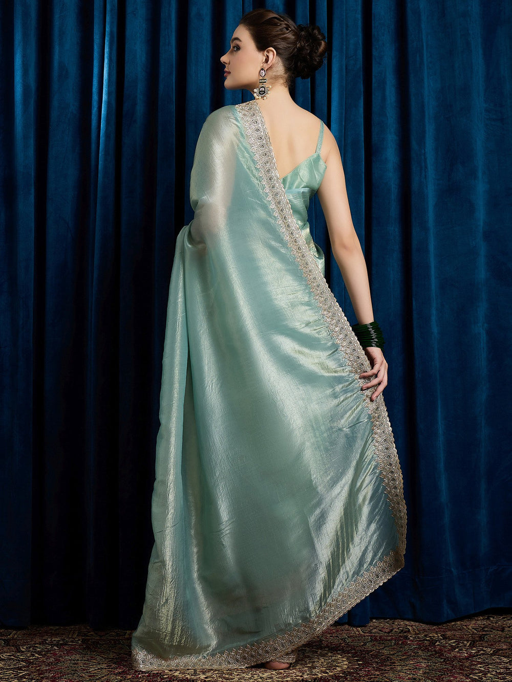 partywear designer saree for festive occasions