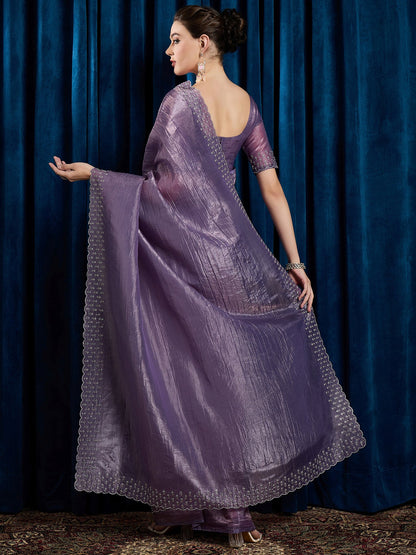 partywear designer saree for festive occasions