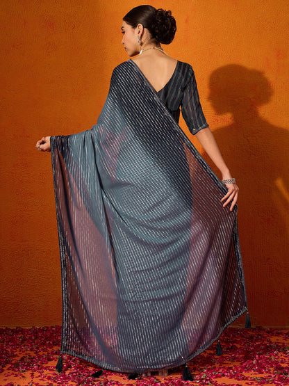 partywear designer saree for festive occasions