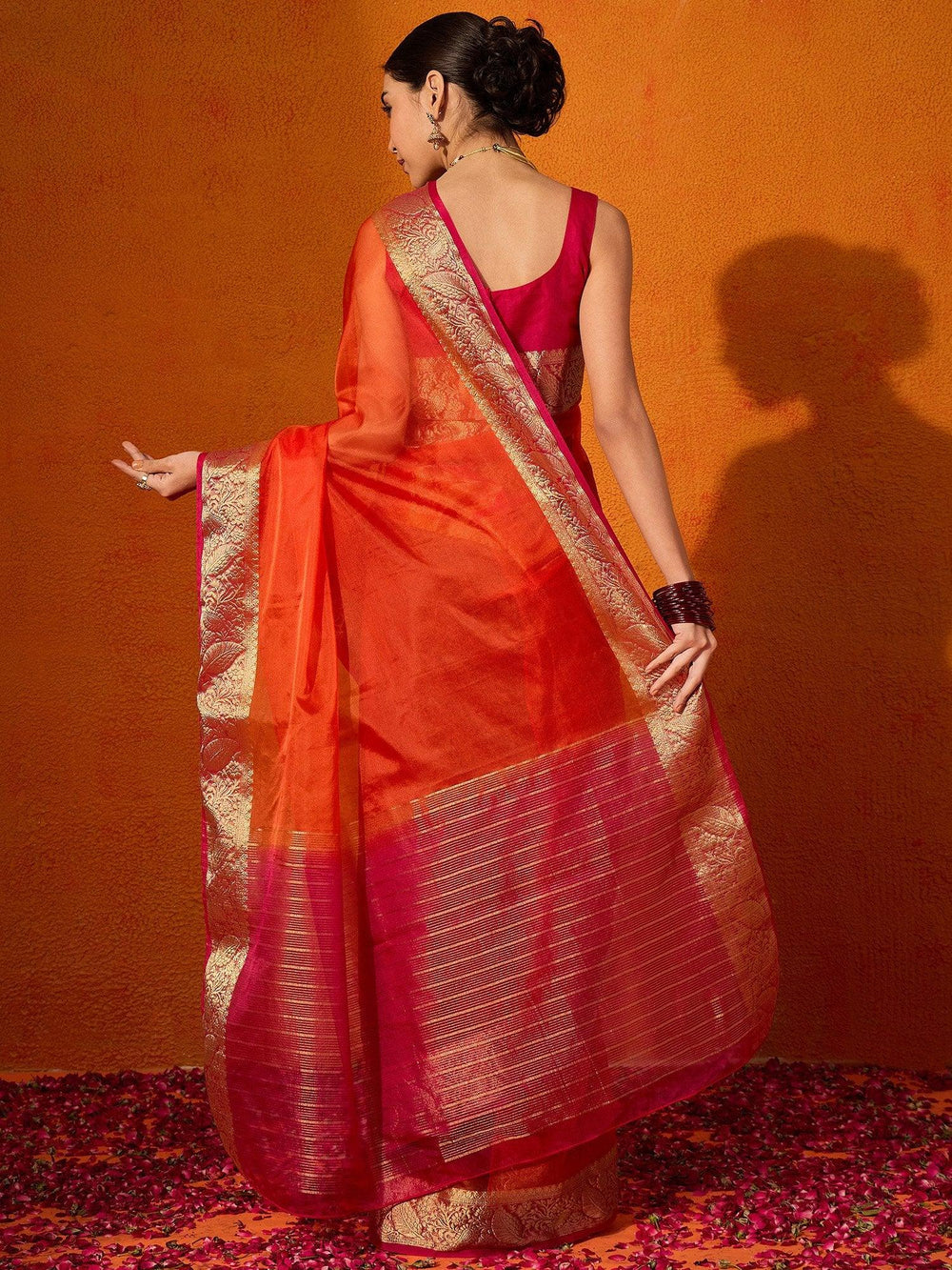 partywear designer saree for festive occasions