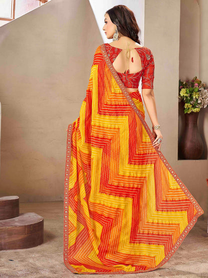 partywear designer saree for festive occasions