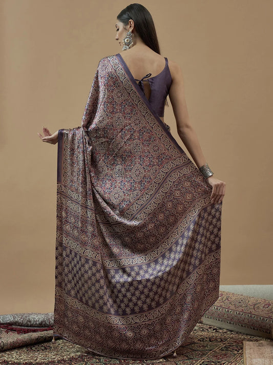 partywear designer saree for festive occasions