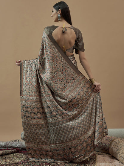 partywear designer saree for festive occasions