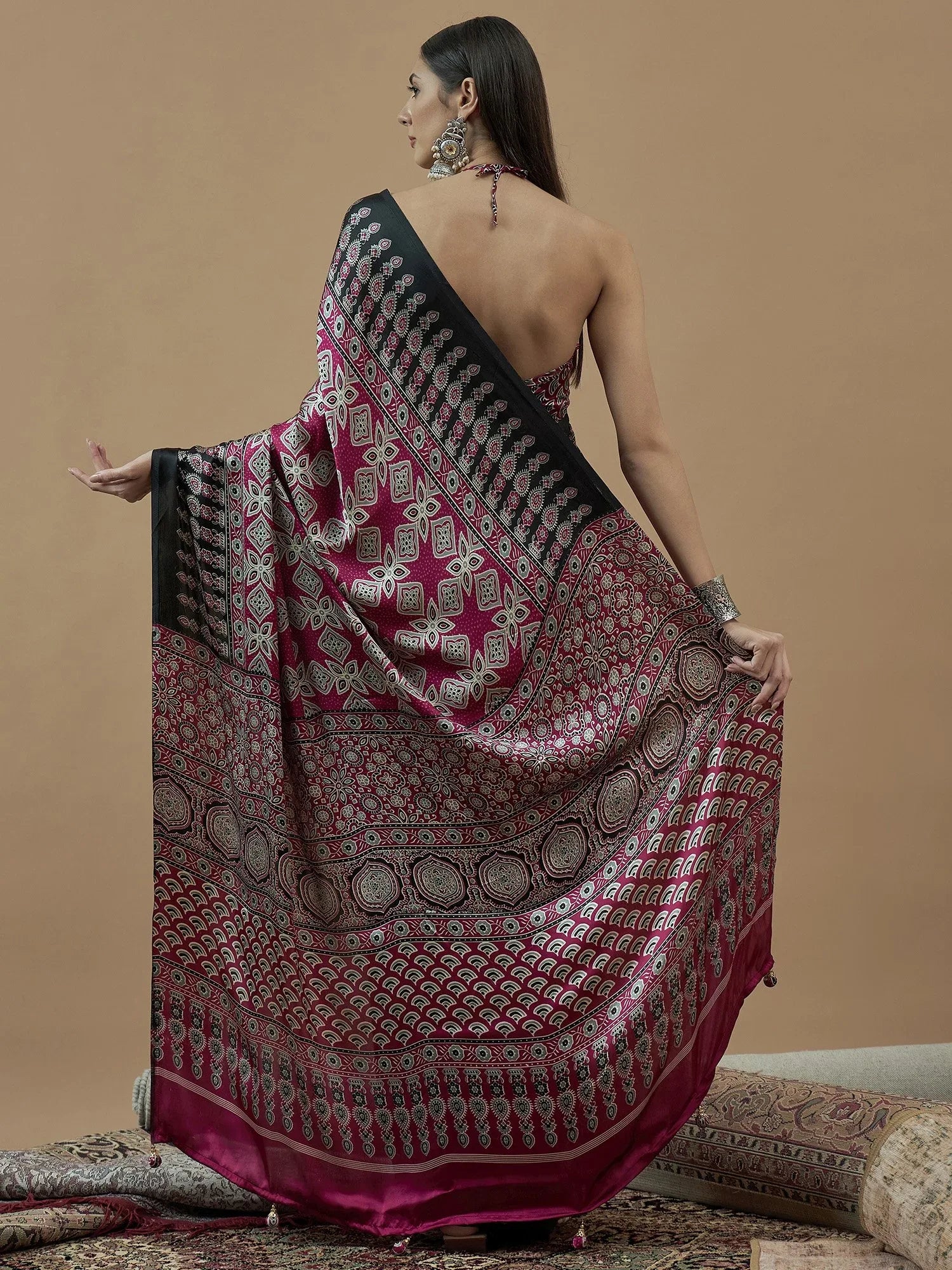 partywear designer saree for festive occasions