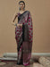 Pink Pink Block Print Pure Crepe Printed Saree