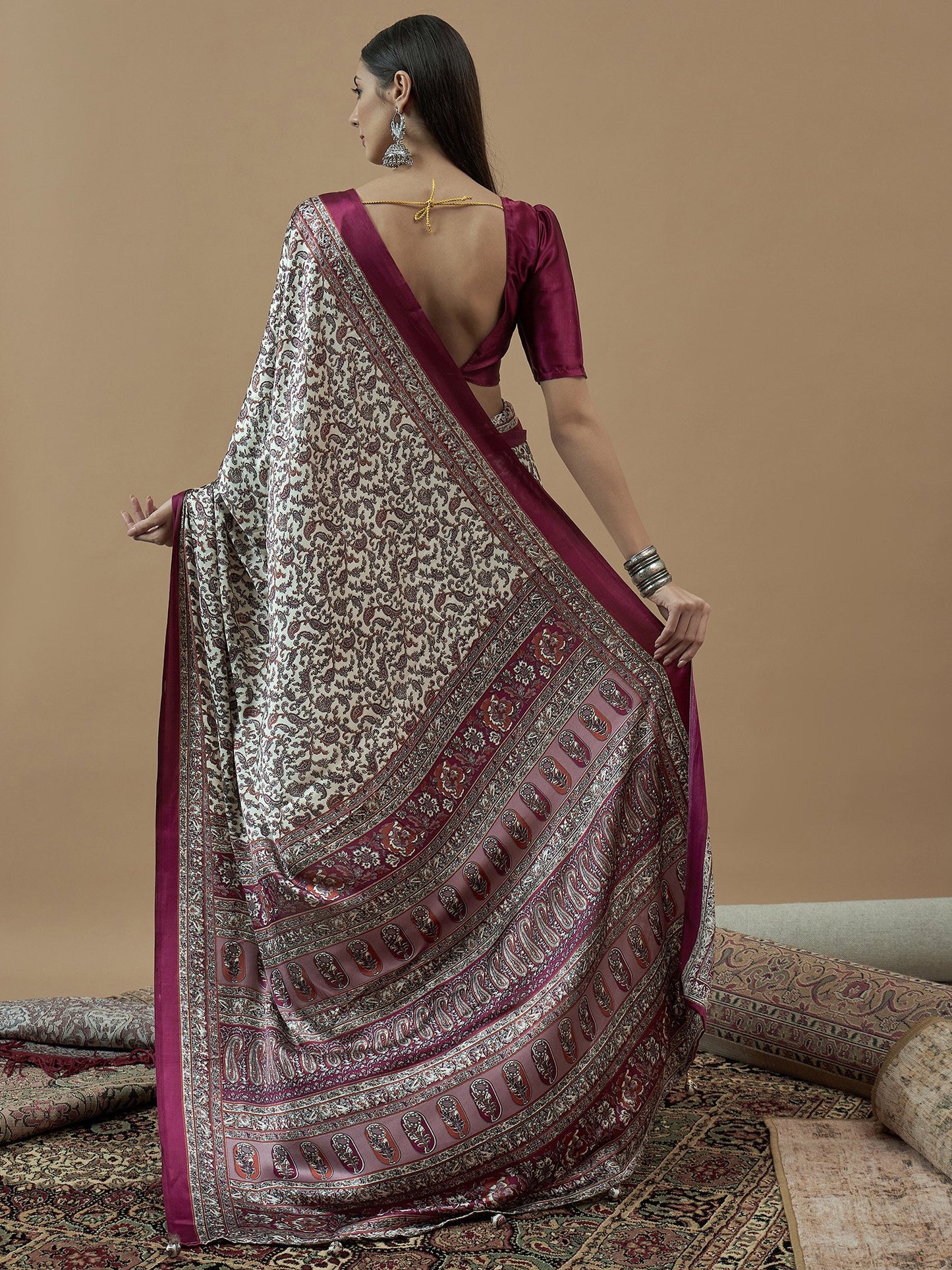 partywear designer saree for festive occasions