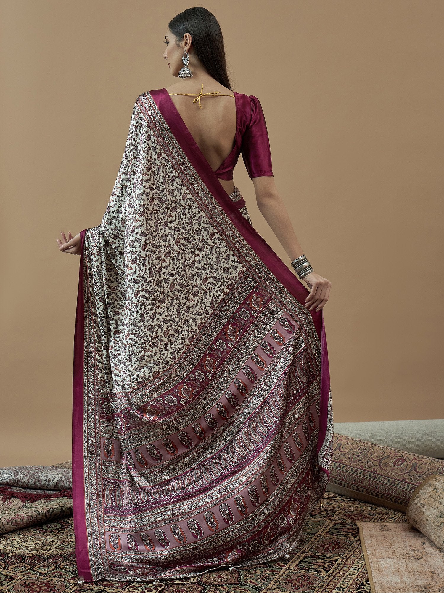 partywear designer saree for festive occasions