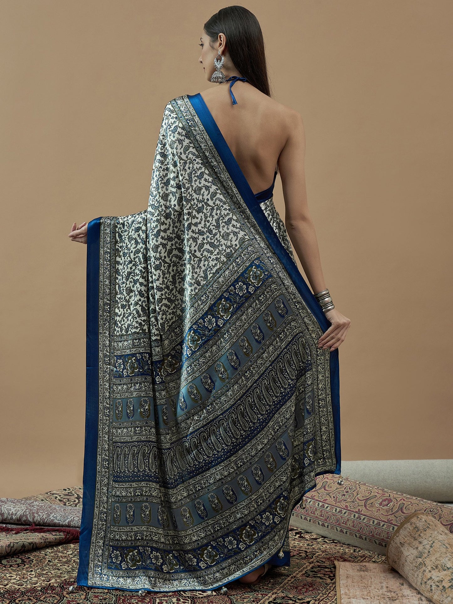 partywear designer saree for festive occasions