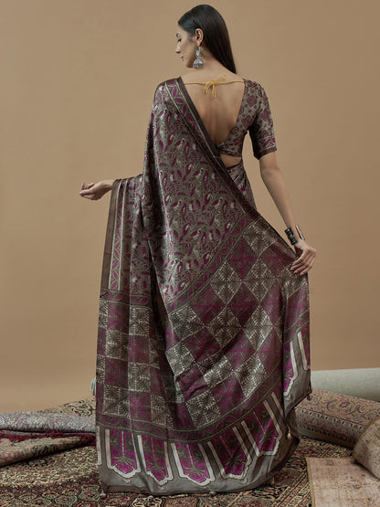partywear designer saree for festive occasions