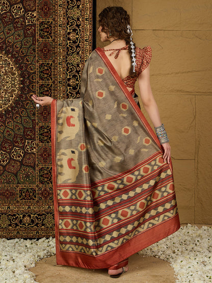 partywear designer saree for festive occasions