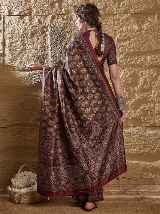 partywear designer saree for festive occasions