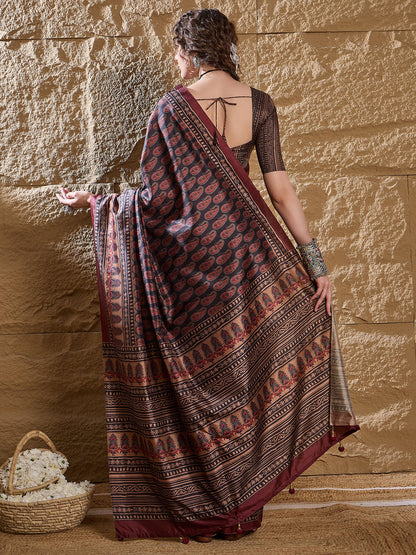 partywear designer saree for festive occasions