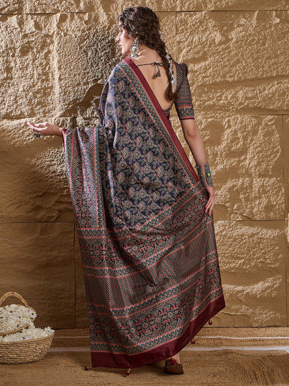 partywear designer saree for festive occasions