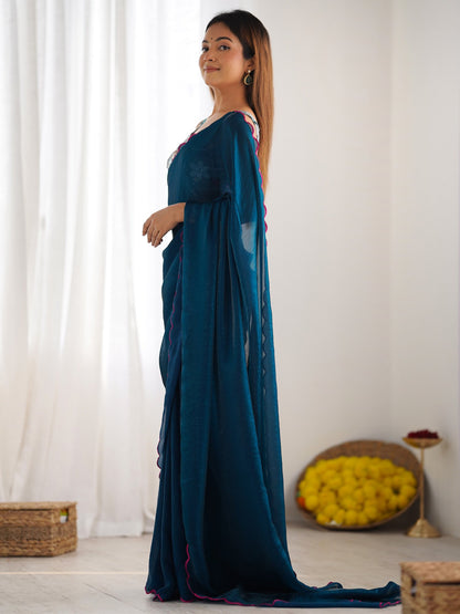 partywear designer saree for festive occasions