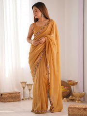 partywear designer saree for festive occasions