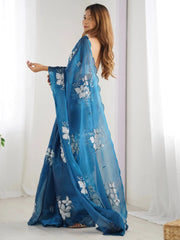 partywear designer saree for festive occasions