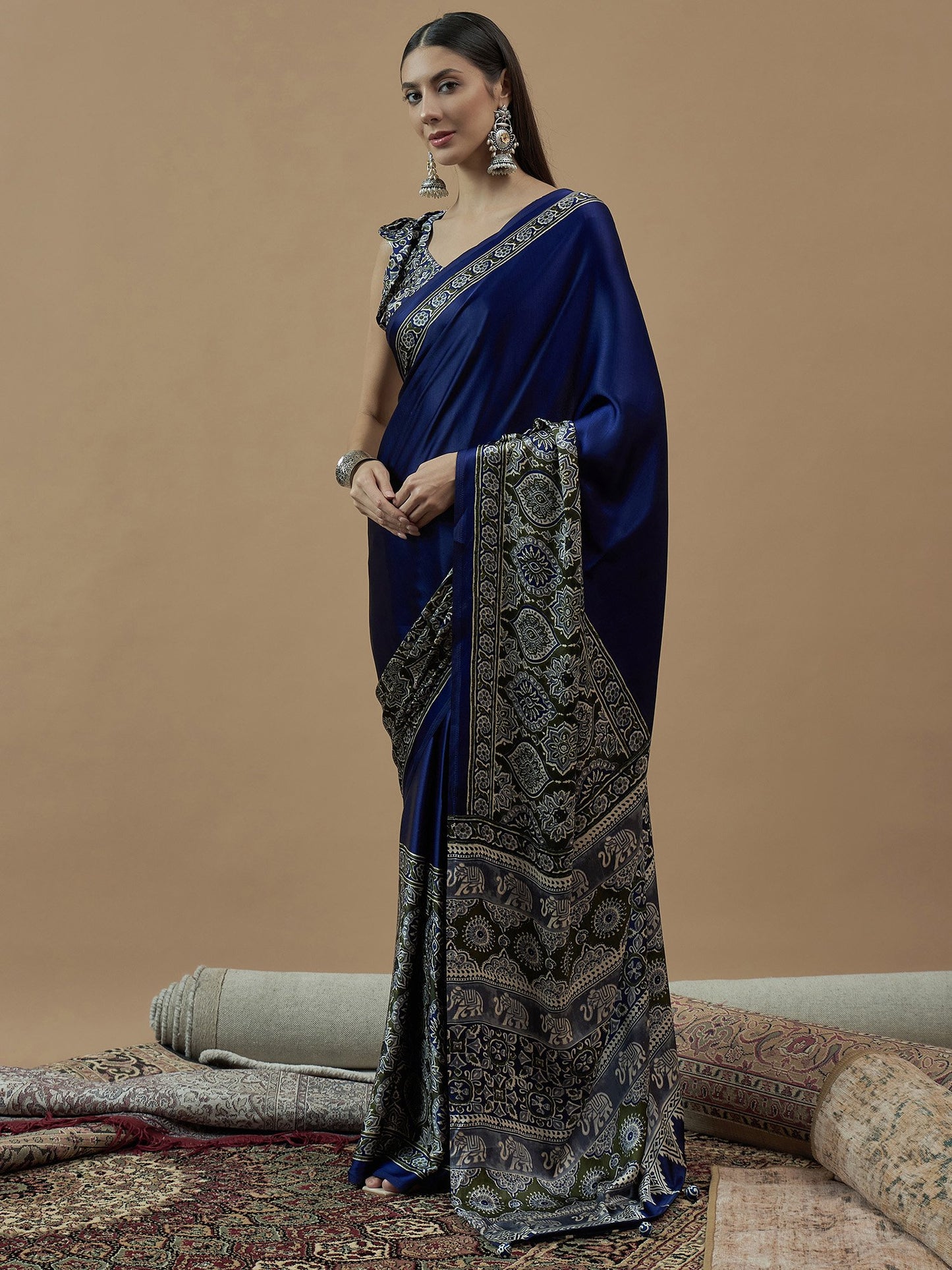 partywear designer saree for festive occasions