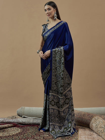 partywear designer saree for festive occasions