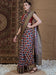 Cream Beige Sungudi Viscose Silk Printed Saree