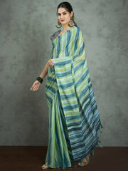 Sea Party Wear Georgette Digital Print Saree