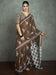 Brown Brown Bagh Cotton Printed Saree
