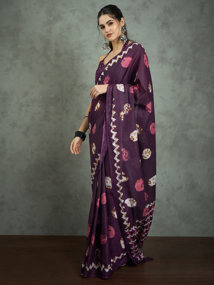 partywear designer saree for festive occasions