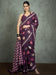 Purple Purple Bagh Cotton Printed Saree
