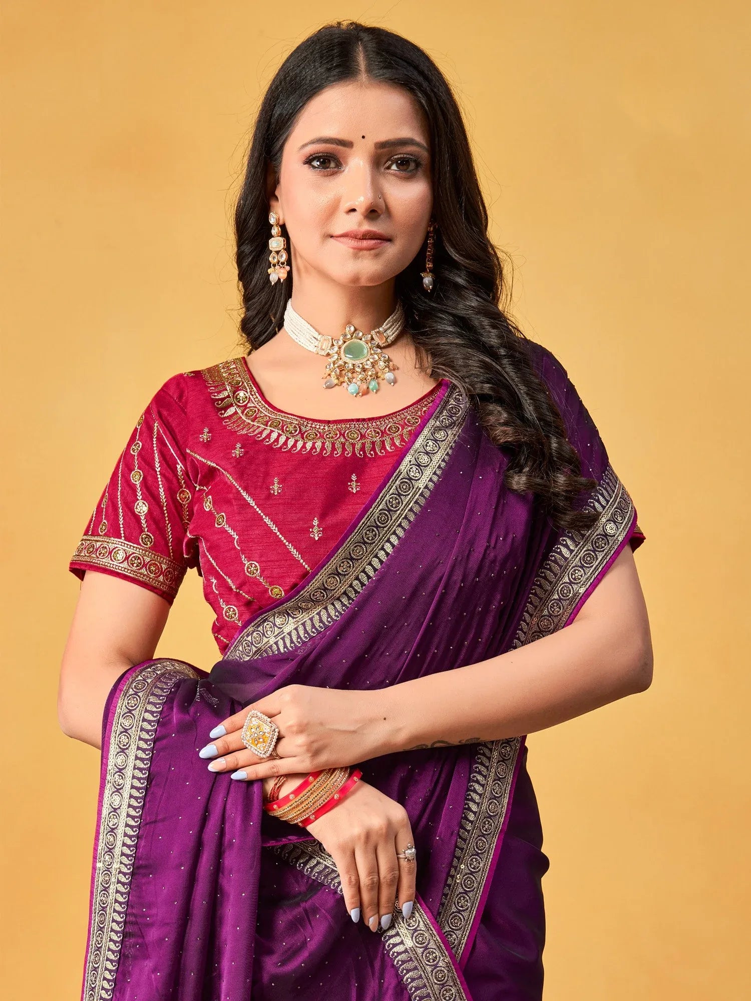 partywear designer saree for festive occasions