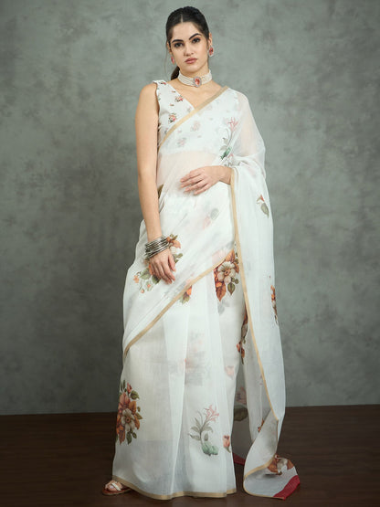 partywear designer saree for festive occasions