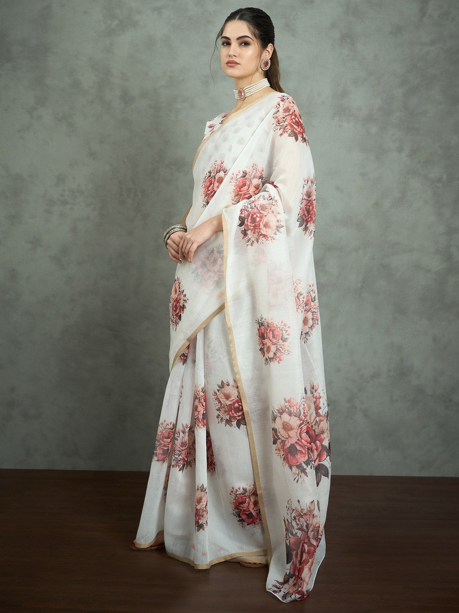 partywear designer saree for festive occasions